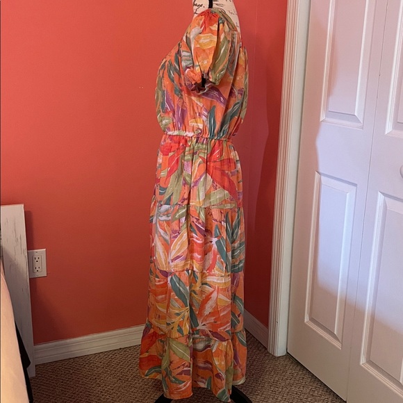 INDIGO ROSE Colorful Abstract Maxi Dress - Picture 3 of 6